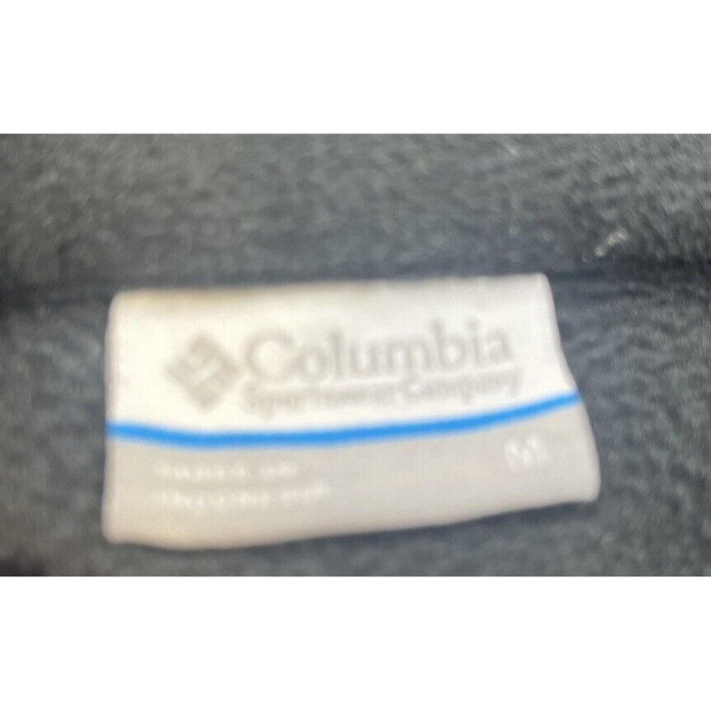 Columbia Fleece Women’s Size M Full Zip Black Lightweight Warm Pockets Tall Neck - Picture 5 of 5